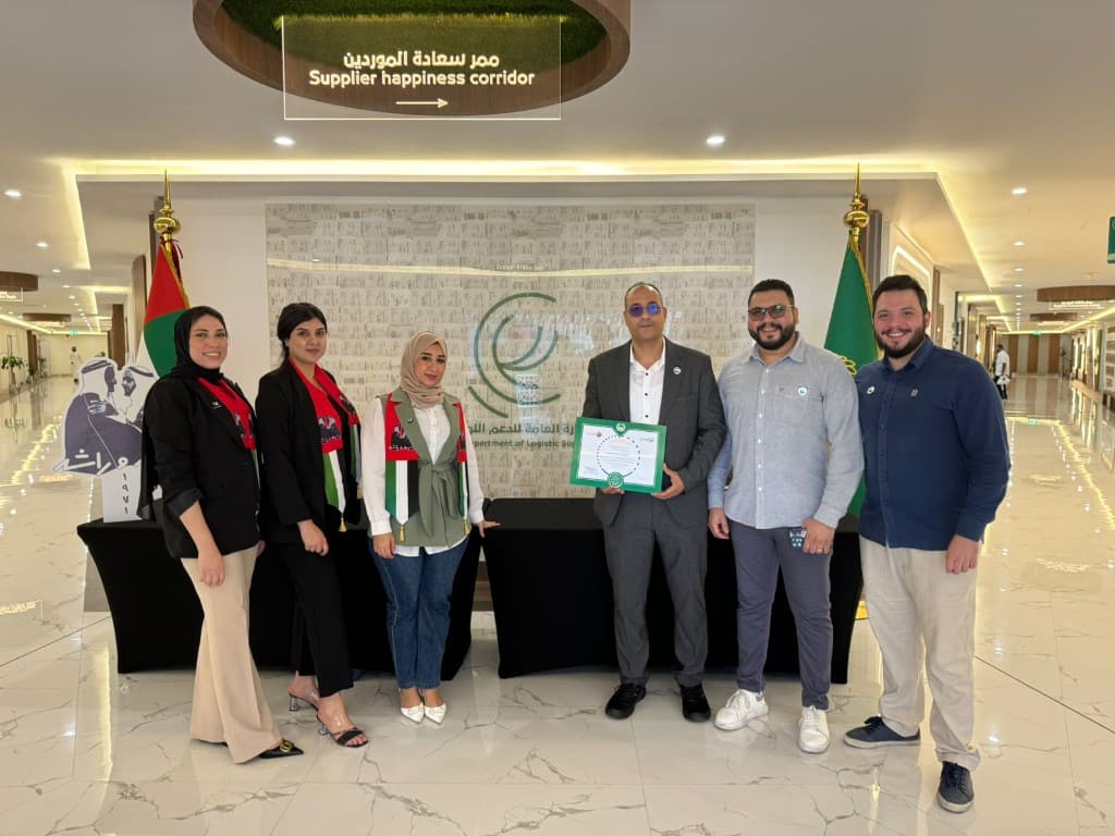 Creative Multi Solutions team with partners at an award presentation